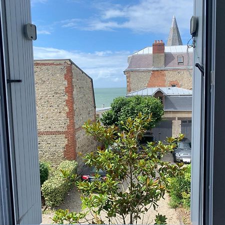Studio Vue Mer A 2 Min De La Plage Villerville Exterior foto